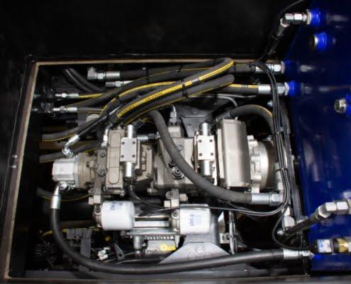 HDD mud system Horizontal Directional Drilling mix unit engine