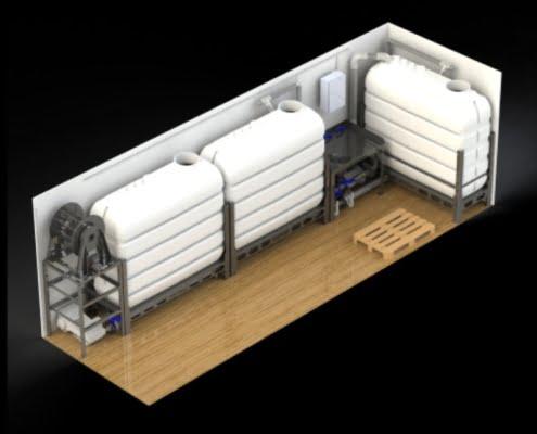 mix Pump set unit PTO 250L