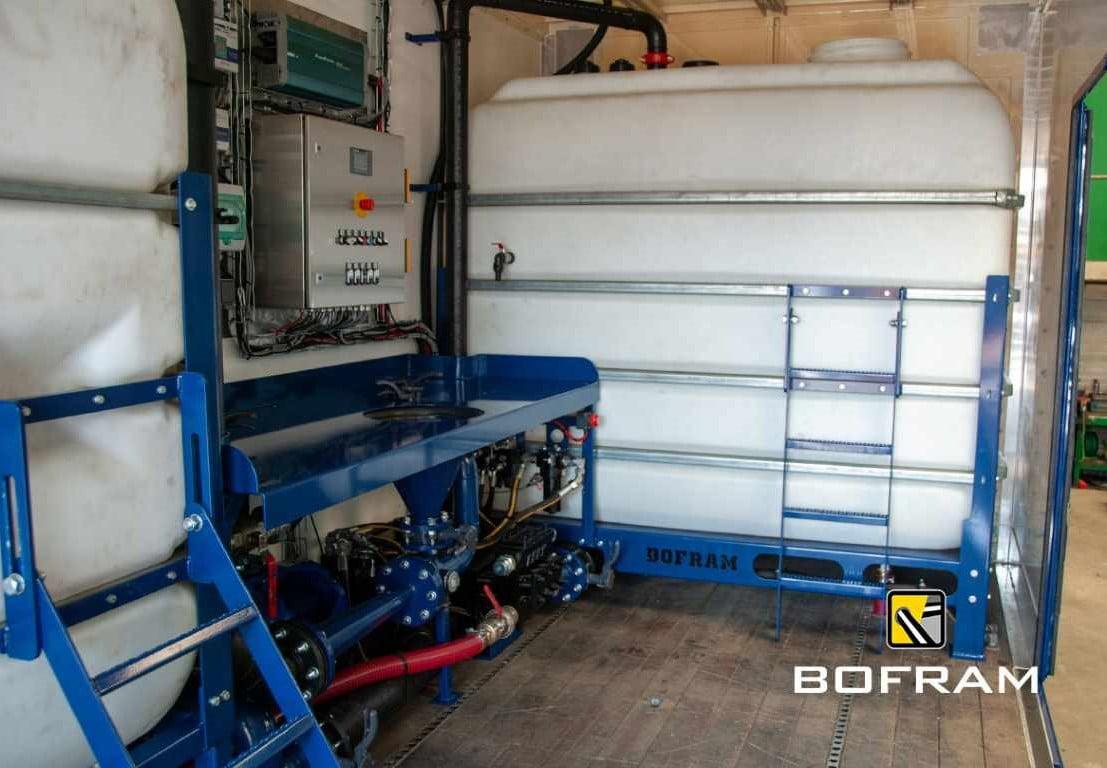 hdd mix pump system truck