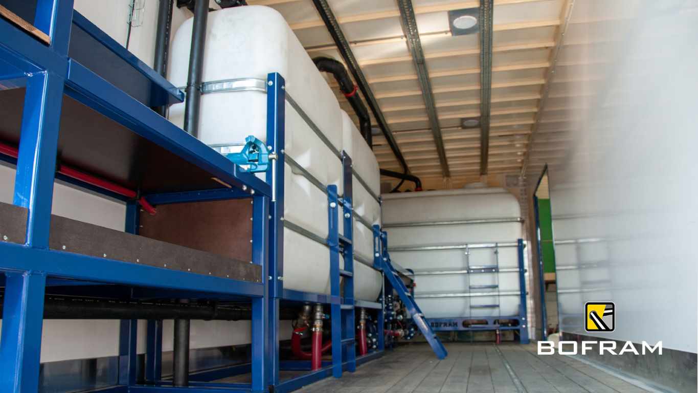 hdd mix pump system truck