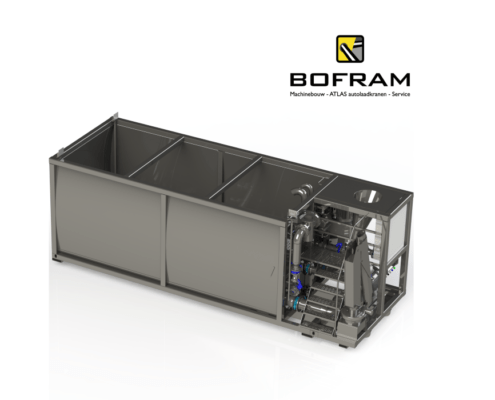 bentonite mixer mixing system unit with crane