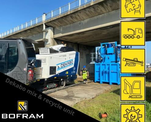 Dekabo mix & recycle unit