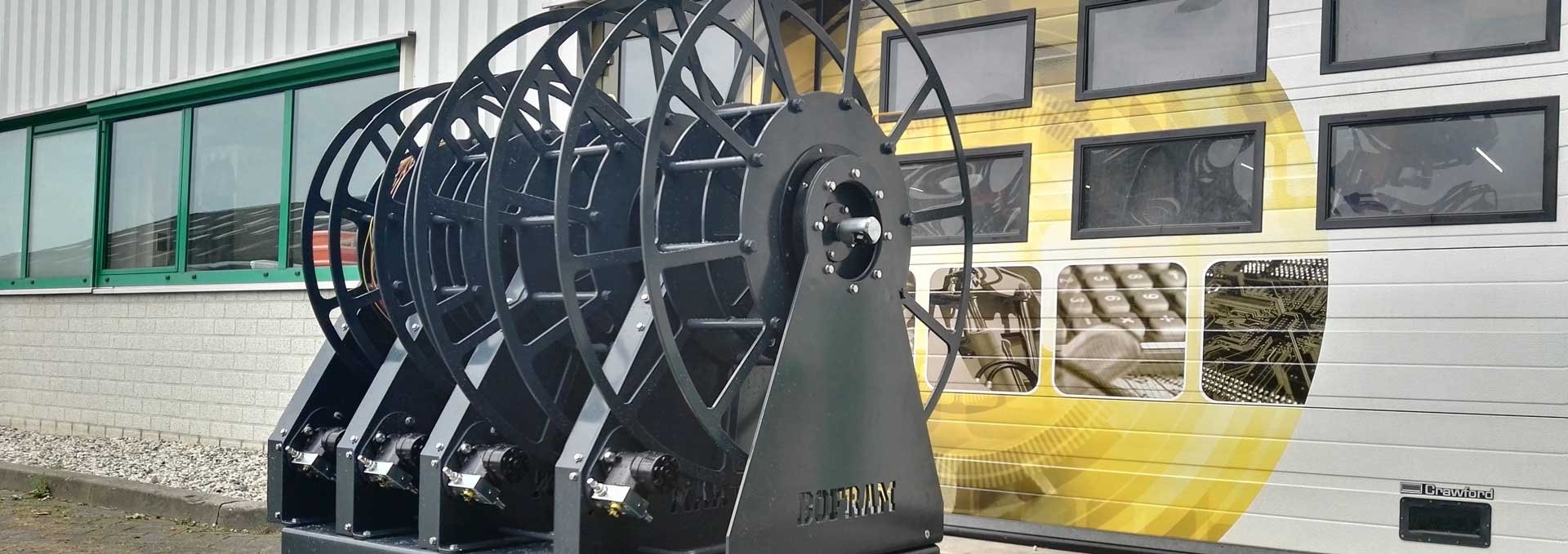 haspels hydraulische slanghaspels