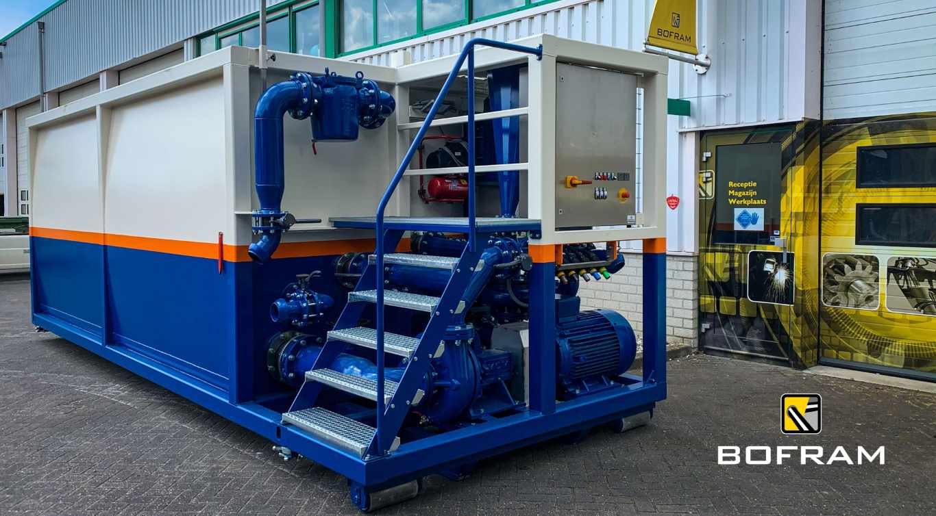 Mixcontainer HDD bentoniet BFM 200 E (20) Elektrische mix unit