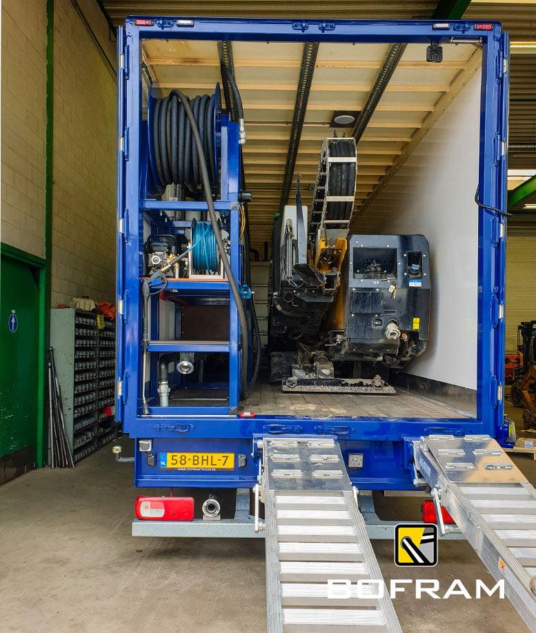 mix-pomp-set-hdd-mix-pump-system-truck-3ddrilling-(101) hdd mix pomp set in boorwagen