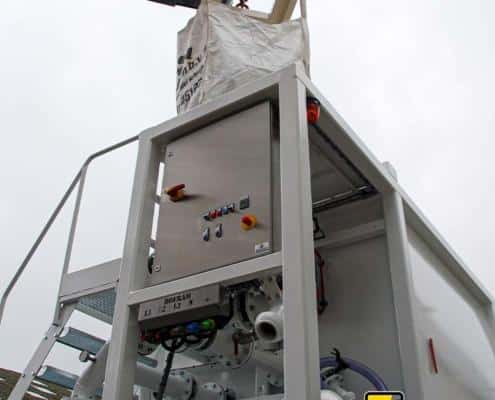 Mixcontainer mol gestuurd boren 19 bigbag frame