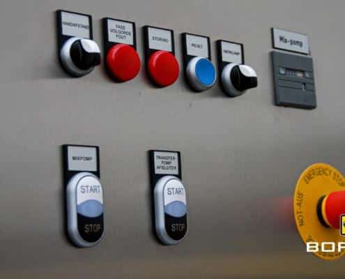 Mixcontainer mol gestuurd boren 25 rvs besturingskast