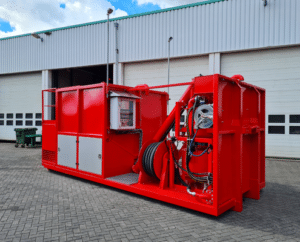 Grout mix unit